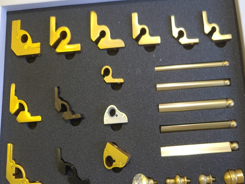 Alüminyum Merdiven Dip Çubuğu - Gümüş ve Altın Renk Eloksal Kaplı