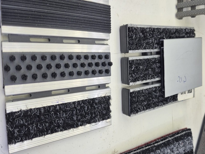 Fırça Dolgulu Alüminyum Paspas - Endüstriyel Kullanım Toptan İstanbul